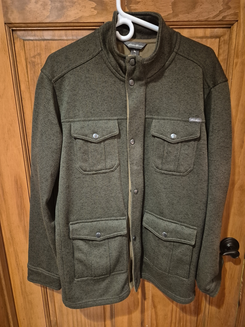Eddie Bauer Men's Olive Green Radiator Field Jacket